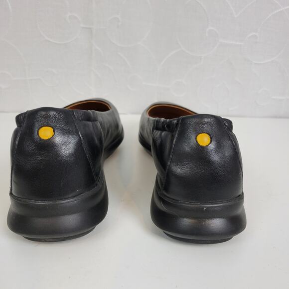 Samuel‎ Hubbard Women's Shoes 6 Black Freedom Dance Leather Round Toe Slip on - Picture 4 of 9